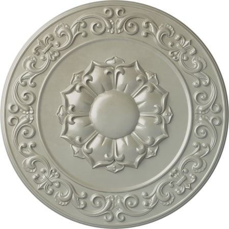 Ekena Millwork Sydney Ceiling Medallion (Fits Canopies up to 5 3/4"), Hand-Painted Flash Copper, 27 3/4"OD x 2"P CM27SYFCS